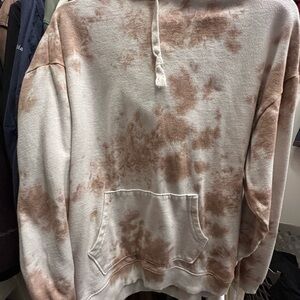 Women’s Aeropostale Brown Tie-Dye Sweater